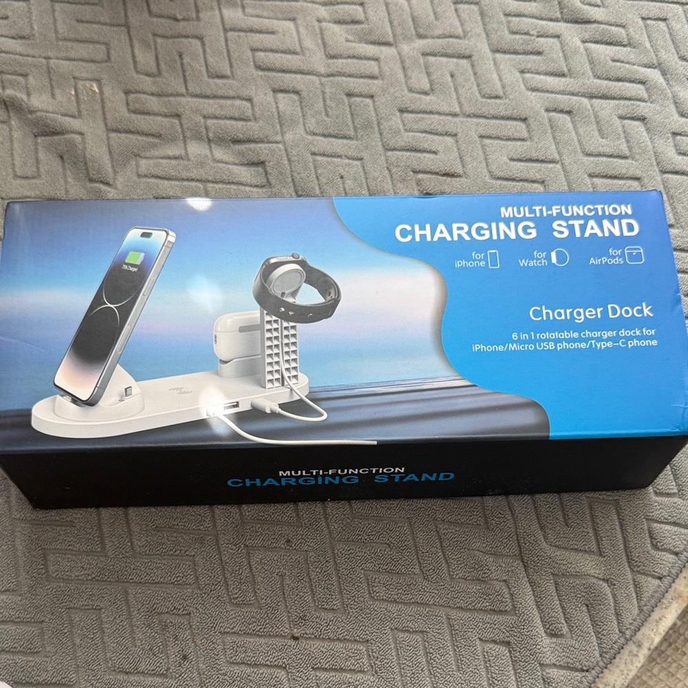 NEW-Multi-Function Charging Stand - iPhone, Watch, AirPods